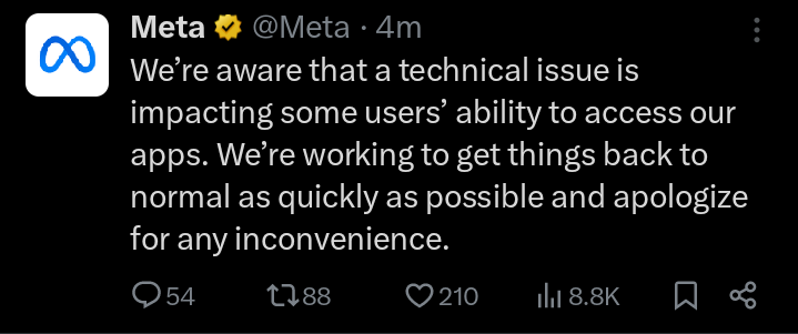 99kunain's tweet photo. #facebookdown #meta #facebook https://t.co/TMSLHc5TXF