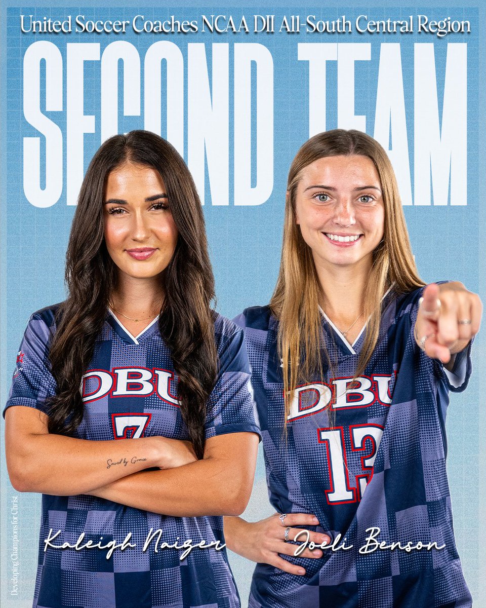 DBUWomensSoccer's tweet photo. Let's hear it for your All-South Central Region first and second team ❗ 

🔗: https://t.co/7vzkfrYJ3i https://t.co/91Kzk3pxoM