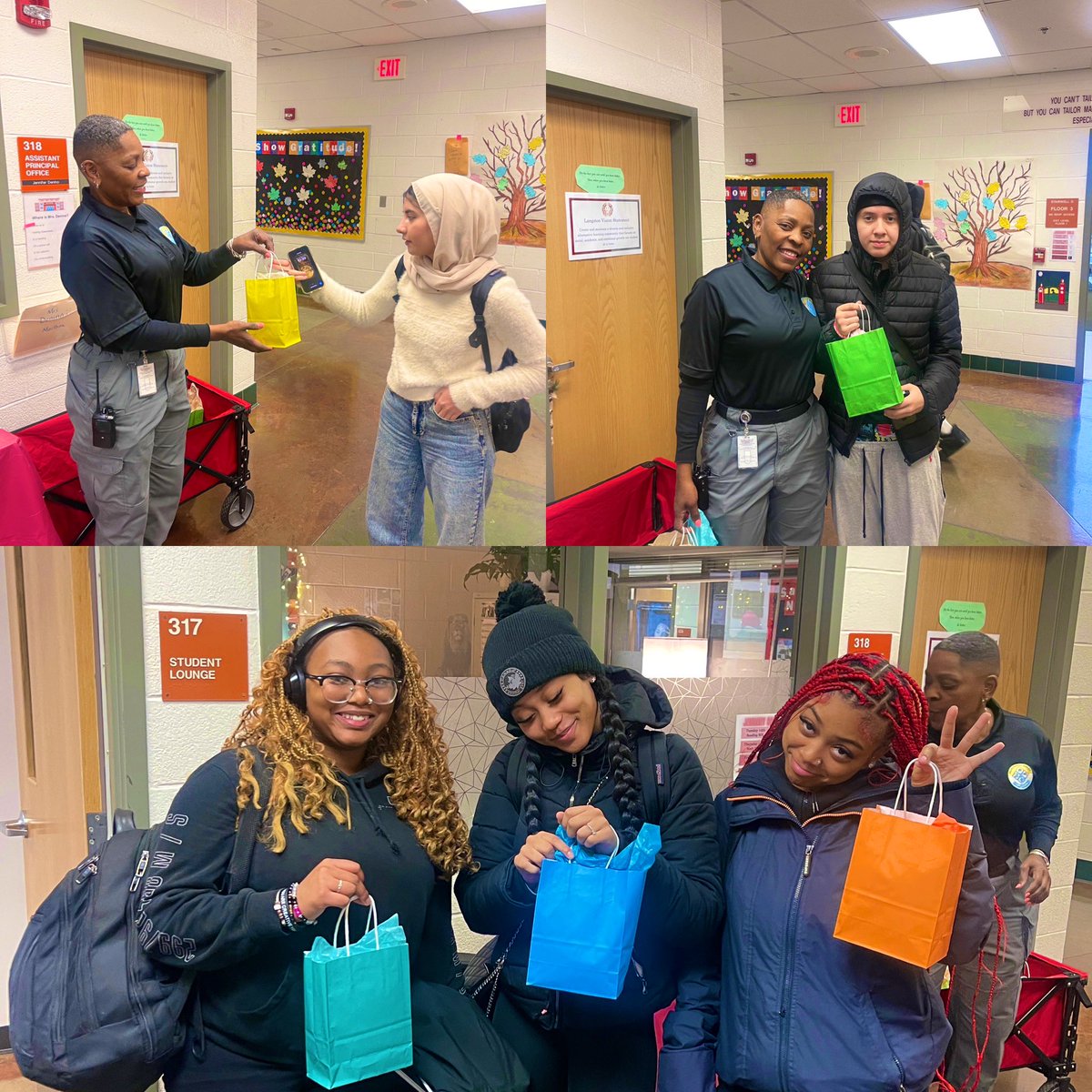 Treats for our girls! Ms. Stroud's SPA bag for Langston lionesses was a thoughtful gesture that our students enjoyed. We're thankful for staff who show love to their students.