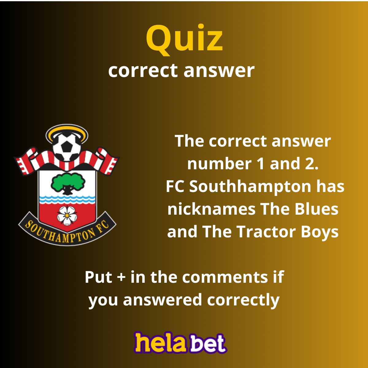 helabetNG's tweet image. ❗The correct answer to our quiz today was number 1 and 2.
‼ Put a + in the comments if you answered correctly
#helabetquiz #correctanswer #arsenal