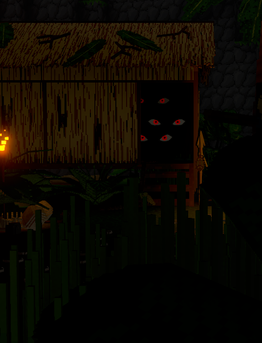 Found a spooky Wood Cabin with Scary Eyes on Lost Island in <a href="/TheSandboxGame/">The Sandbox</a>. Who dares to knock on the door? 🏚️👀 <a href="/Box3app/">BOX3 CREATIONS</a> register-landings.sandbox.game/alphaseason4-s… #TheSandbox #AlphaSeason4 #AS4SocialChallenge