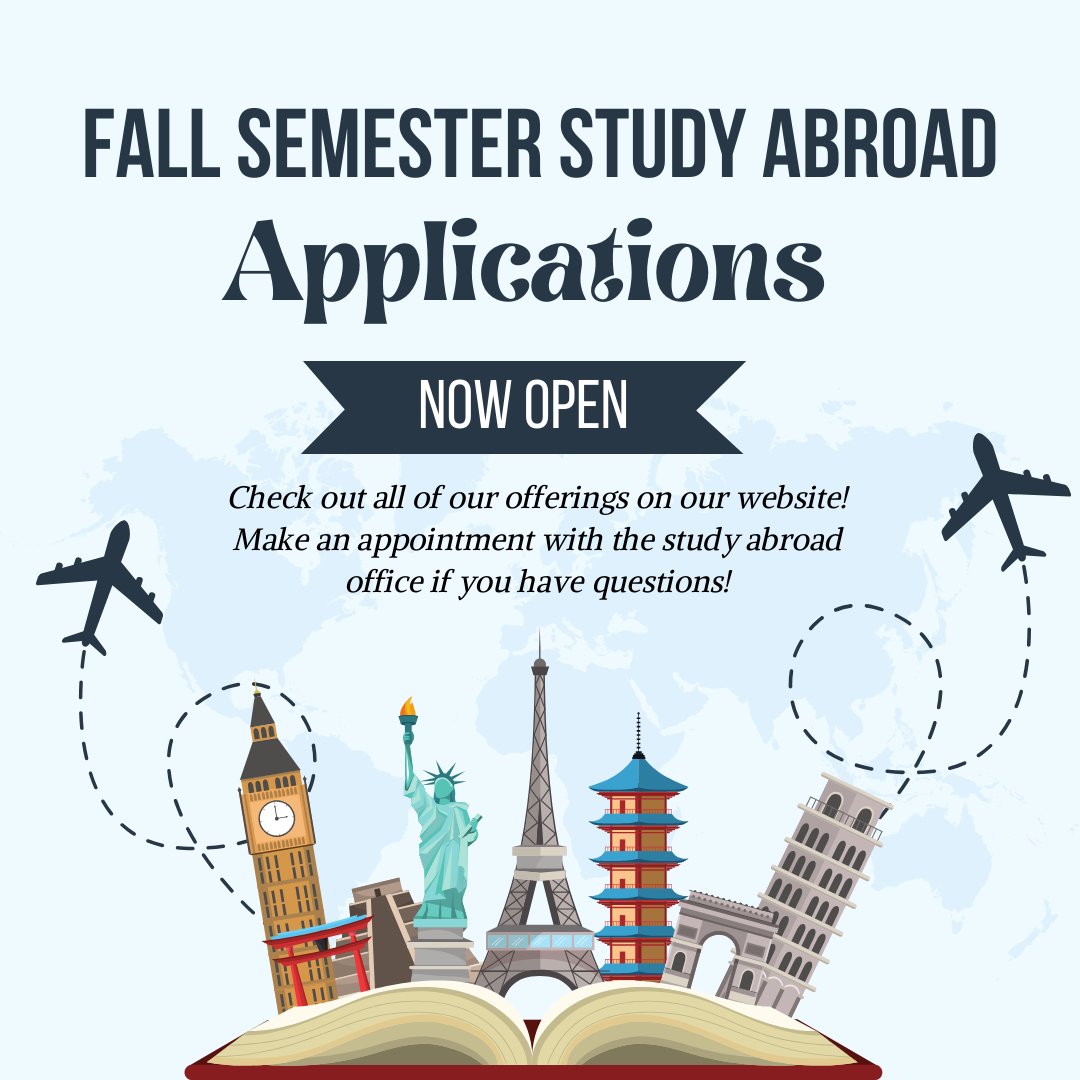 Apply today to a study abroad program! ✈️💙 #core #studyaway