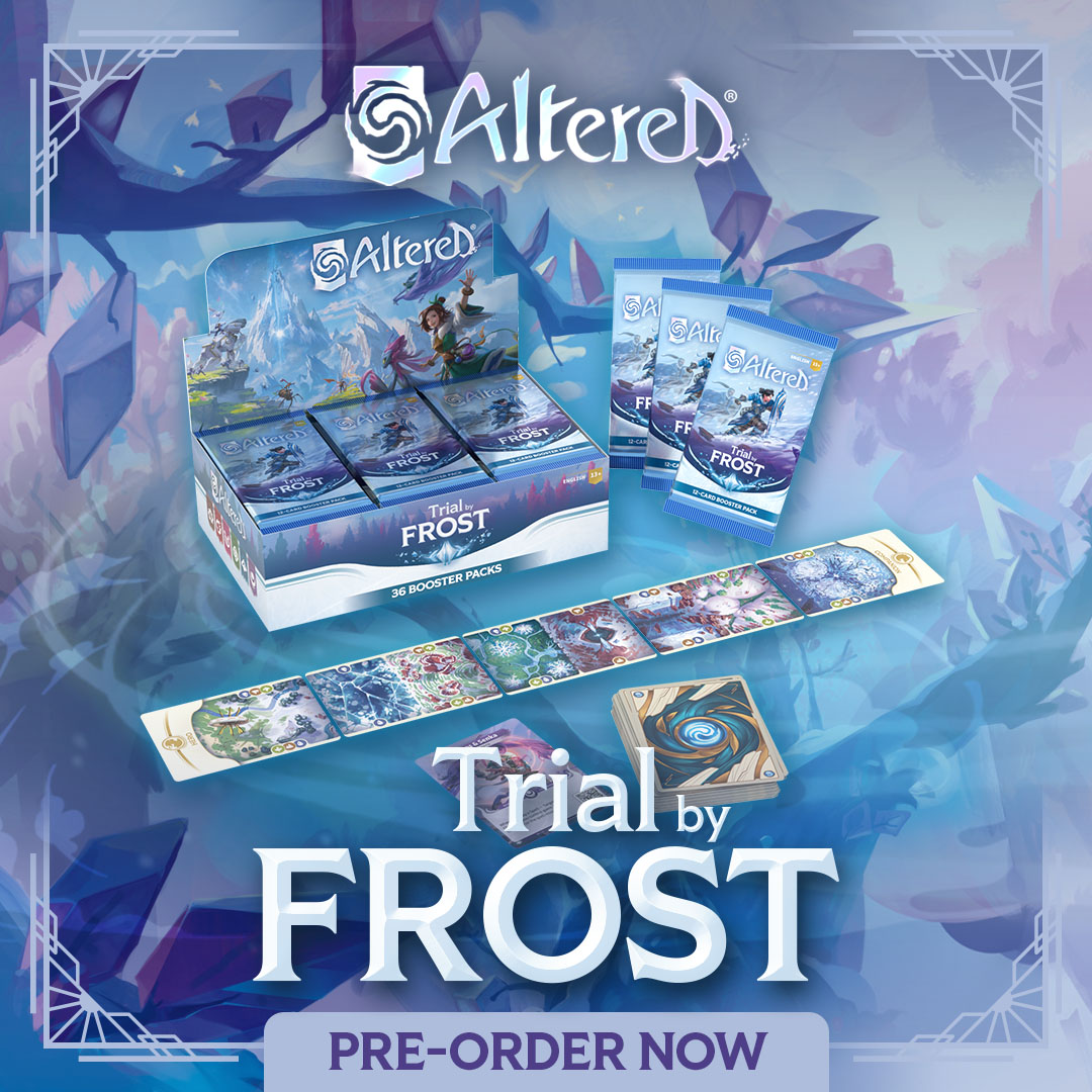 The Trial by Frost expansion for Altered TCG is almost here! Pre-order  the new set right now! #AlteredTCG