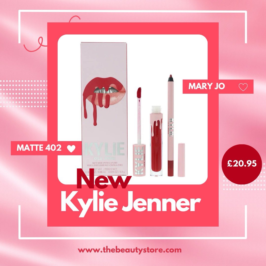 thebeautystore's tweet photo. The Kylie Cosmetics Matte Lip Kit lets you create long-lasting matte lip looks. 
This Matte Liquid Lipstick & Lip Liner duo is the perfect ready-to-go lip routine💋 
https://t.co/r9c0NNHhaY . . #kyliejenner #kyliejennerlipkit #lipkit #lipstick #newlipkits #christmas #christmasgifts #gifts #giftsforher #giftsforhim #perfume #aftershave #eaudeparfum #newarrivals #glam #beauty #lipstick #cosmetics #eyelashes #smellgood #hairandbeauty #powder #lookgood #feelgood #beautystore #onlinebeautystore #sale #bigbrands #cheaperthanthehighstreet #limitedoffer