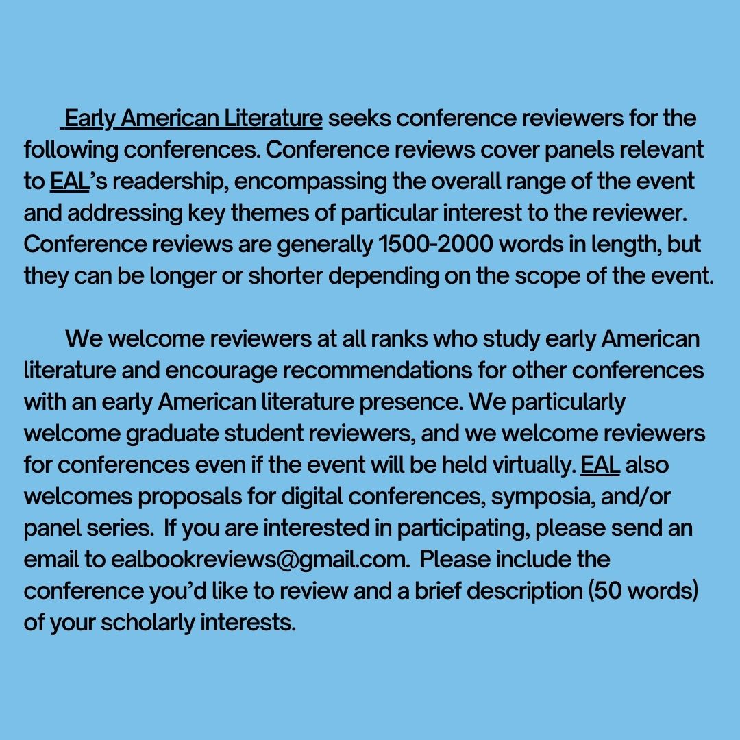 Early American Literature tweet media