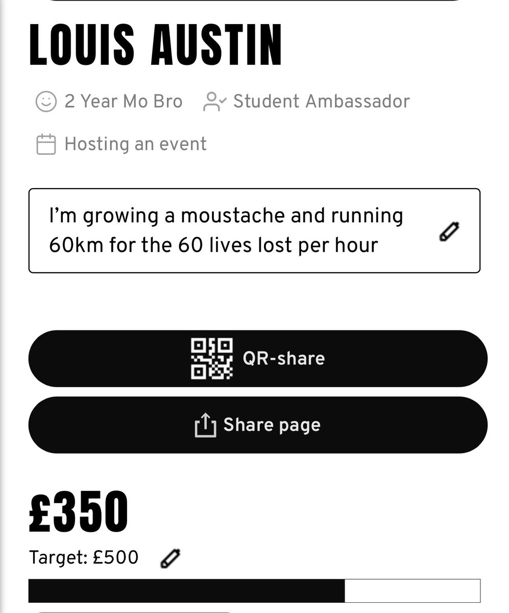 Young_Legal_'s tweet photo. Positive November, leading the university’s Movember campaign, setting a Post-Covid record of just shy of £35,000 and raising £350. It was a long and tough month with exams squeezed in but I just kept going and it was a brilliant result 🙌 https://t.co/yHfq0xiiS8