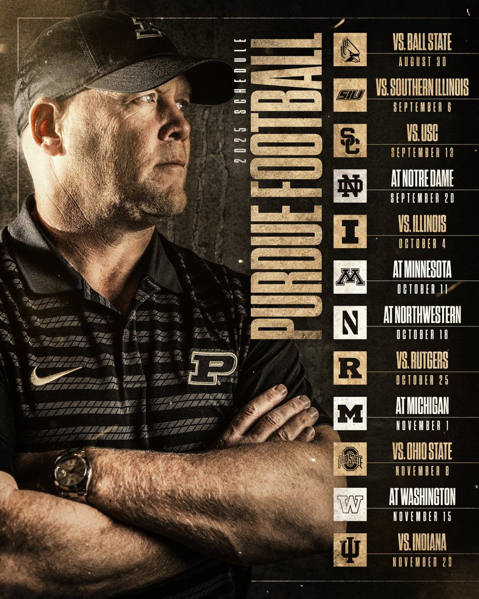 BoilerFootball's tweet photo. Year 1 of the @Coach_Odom Era is set!

Mark your calendars and #BOilerUp 🚂 https://t.co/XmXlT1dPH9