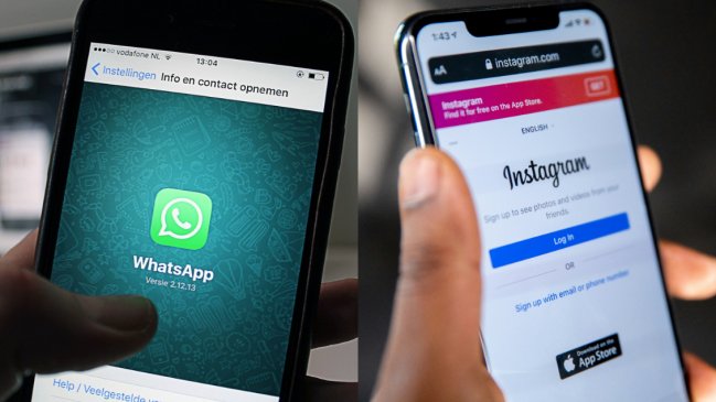 Cooperativa's tweet photo. [ACTUALIZACIÓN] Meta confirma "problema técnico" tras reporte de caída de WhatsApp, Instagram y Facebook https://t.co/VvwyqeJt7I https://t.co/WMw4ub2jAu