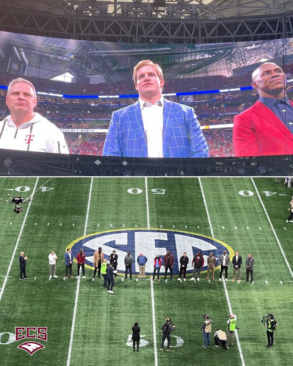 ecs_eagles's tweet photo. ECS alumnus and former Outland Trophy winner Barrett Jones ('08) who played a key role in guiding the Crimson Tide to three national championships, was selected as part of the Southeastern Conference Football Legends Class of 2024.
#ECSalumni #ECSeagles https://t.co/0WdrCOBmmi