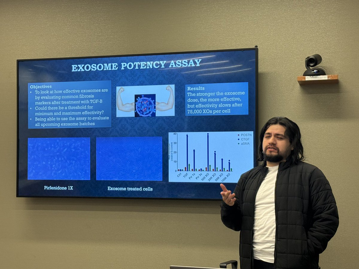 EugenioCingolan's tweet photo. Great  updates from our group on our @CIRMnews funded CLIN1 project to treat #VT with #EV #Exosomes #BioModVT as part of @MarbanLab #Rapid presentations by those who are daily at the  #bench ! Great Job - @coralf_reef @AsmaNawaz_BME Juan , Aiyana ! @SmidtHeart @CedarsSinaiMed @CedarsSinai #AblateVT #BioModVT
