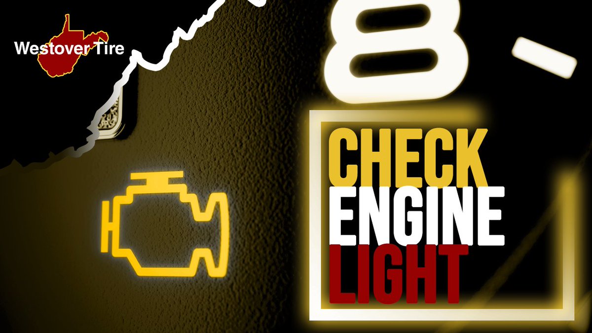 WestoverTire's tweet photo. Why did your check engine light illuminate? We have the tools and resources to diagnose, repair, and get your vehicle back on the road in a timely manner!   

💻 https://t.co/N2gqClYP4B
📲 304-291-5222 https://t.co/Lc3lcVJ63F