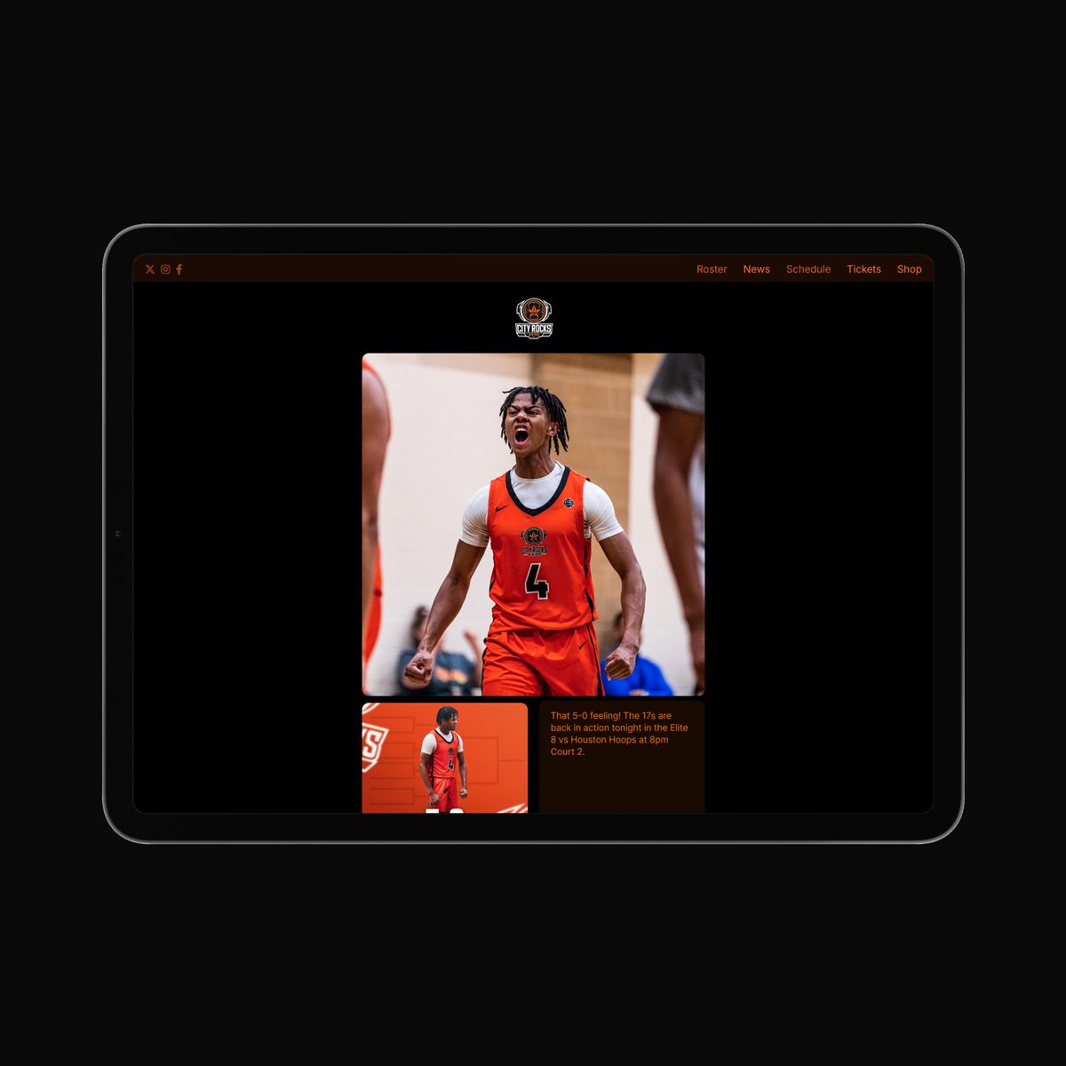 Choose from amazing design templates that look good on all devices and customize it with your team's content
