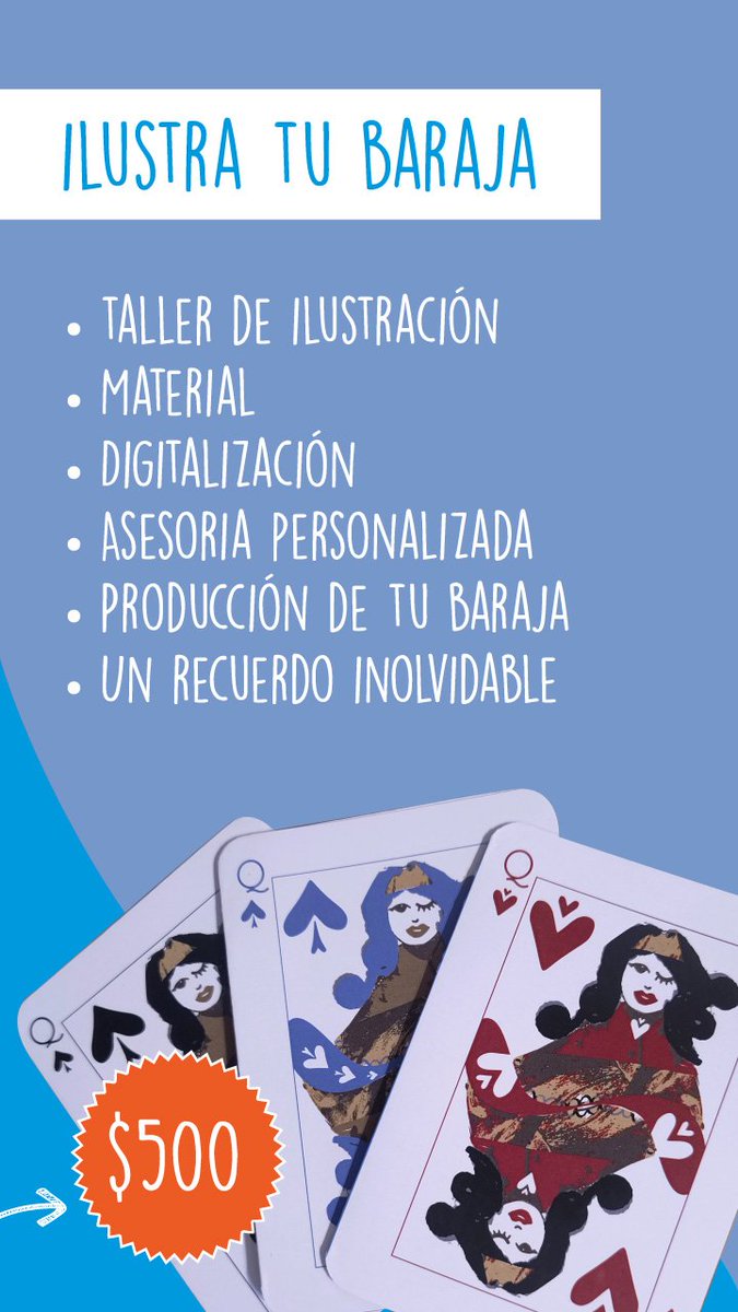 Aprovecha que se cayó #WhatsApp para inscribirte en nuestro taller 🐽😅🎄...

Llévate a casa tu propia baraja con tus personajes 

#Regalos #Navidad #Puercomonte #Baraja