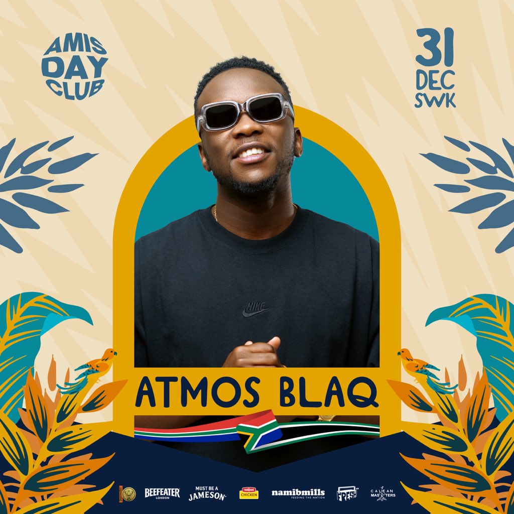 amisdayclub's tweet photo. It’s official! @atmosblaq is hitting the #ADC17 stage! Having played multiple international stages and boasting a catalog like no other, Atmos is sure to bring the heat this edition. Grab your tickets and don’t miss this unforgettable experience. 🔥🎶 https://t.co/0tbTj12BAZ