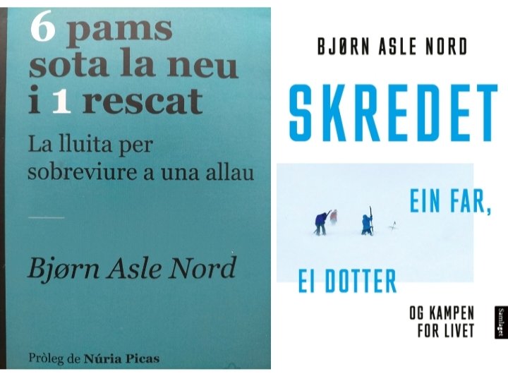 Fitaipetjada's tweet photo. #ClubDeLectura
6 pams sota la neu i 1 rescat
Skredet, ein far, ei dotter
og kampen for livet 

📆13.12.24 🕗20:00h
sessió de #fitaipetjada 

✒️ Un llibre de #BjørnAsleNord
boksirkel, litterær samling fjell
📍Unió Muntanyenca Eramprunyà.
C/Salvador Lluch, 6
🎫accés lliure
#Skredet https://t.co/Kefp93U4rZ