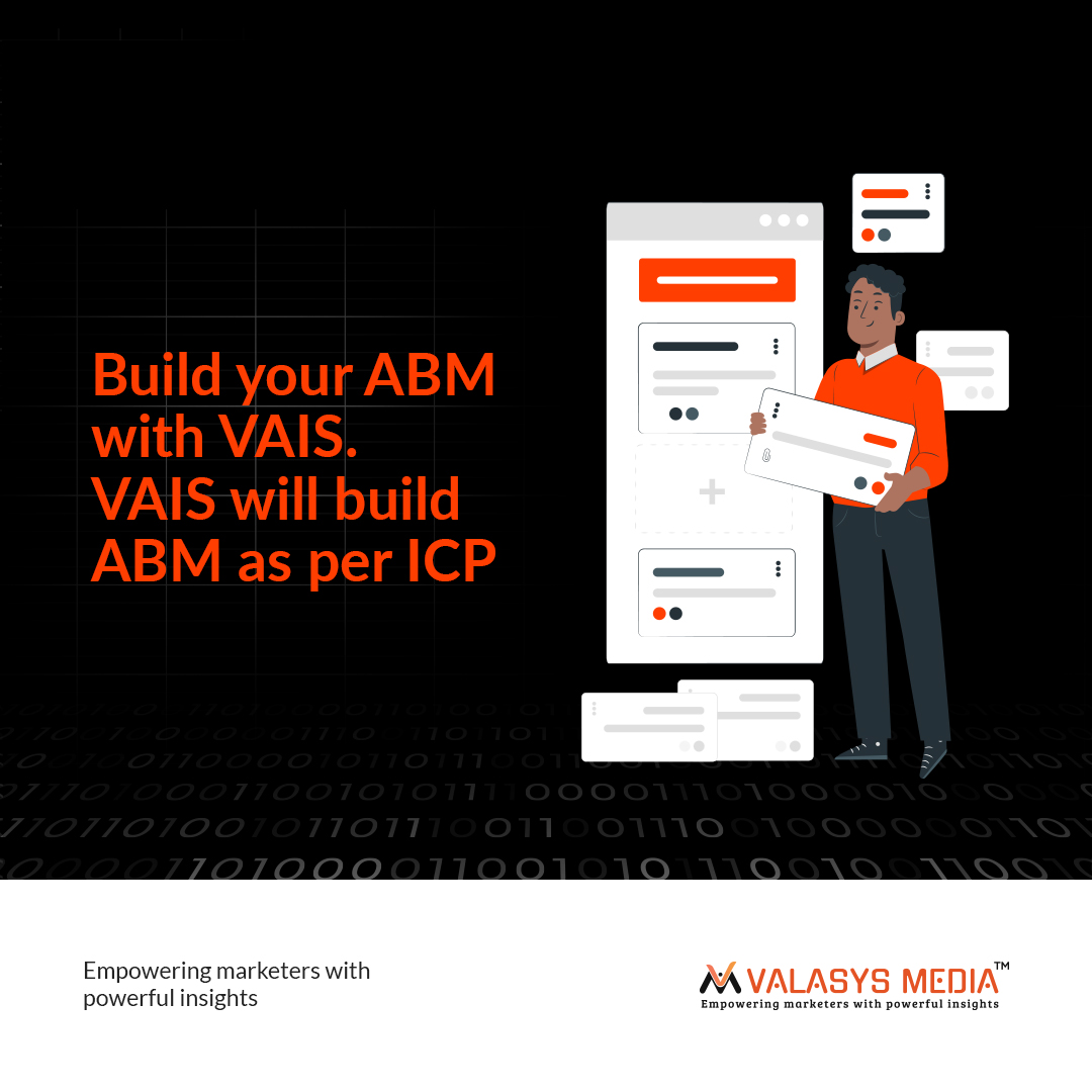 ValasysB2B's tweet image. Account-Based Marketing (ABM) is powerful but underutilized. Overcome personalization challenges with VAIS, combining ICP scores and buyer intent signals. Strategize your 2025 budget effectively. Schedule a free demo: reachus@valasys.ai #ABMPersonalization #ValasysAIScore