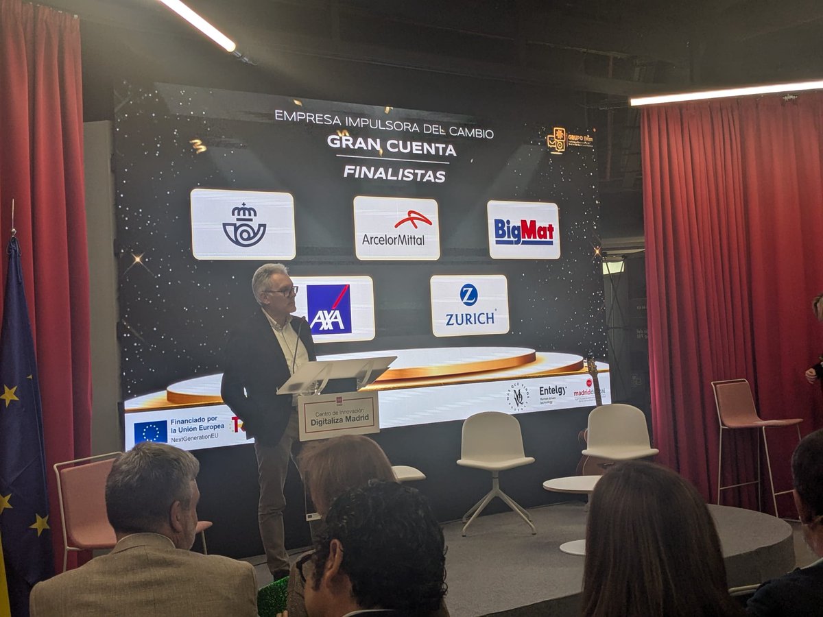 grupo_imm's tweet photo. Premio categoría Gran Cuenta  @ArcelorMittalES con su proyecto  Bambú #premiosIMm #gestiondelcambio gracias a todos los participantes https://t.co/RBYafaNctj