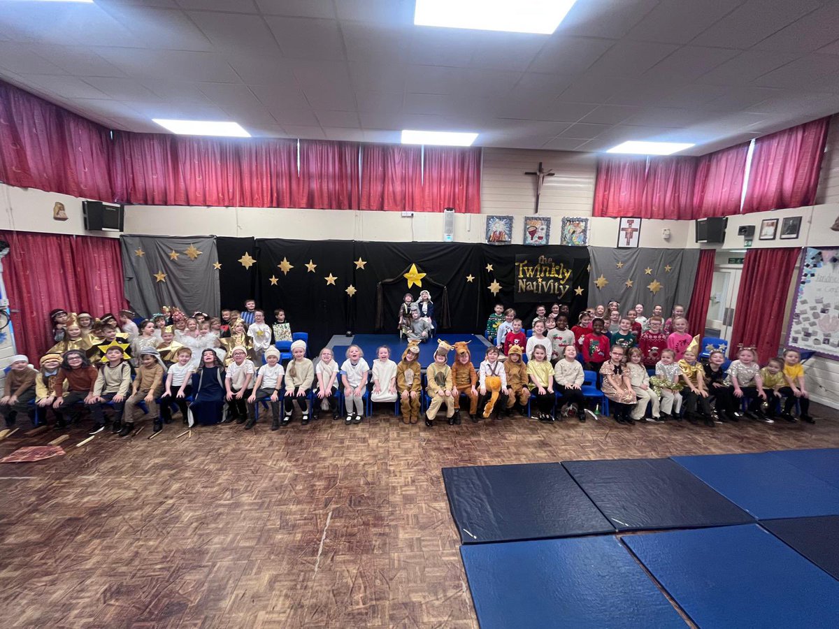 OURLADYSASPULL's tweet photo. Thank you for joining us for The Twinkly Nativity! We are so proud of all of our children! https://t.co/Kn37SuX8ss