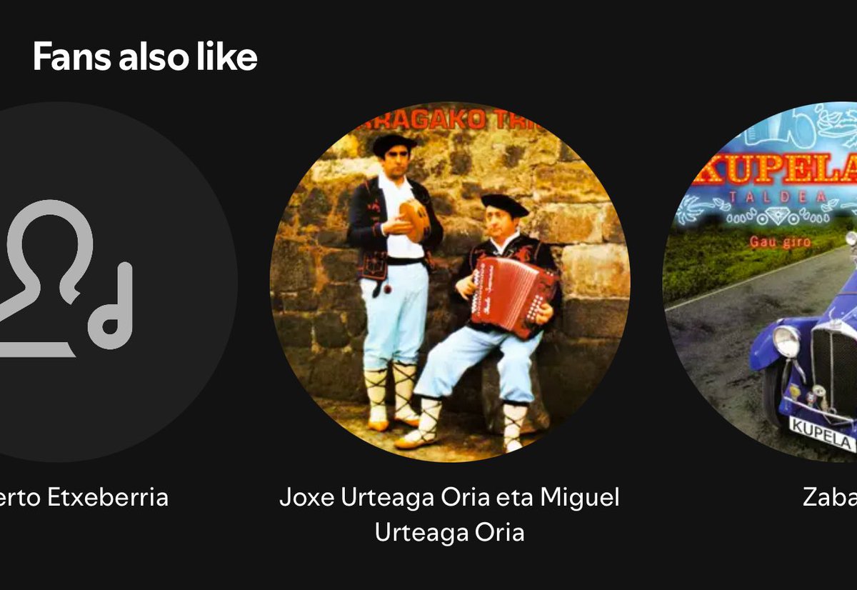 UnamusedDave's tweet photo. Tf happened to our “Fans also like” section on Spotify 😭 https://t.co/o0QFI5DrWS