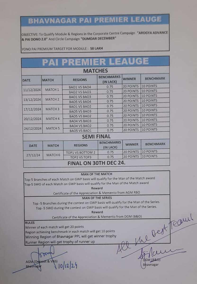 Tired_Banker's tweet photo. @UFBUPUNE Sorry but for SBI BHAVNAGAR Module it's totally different matches.

Schedule is below 👇 for cheer up

Live telecast on whatsapp group @sbigeneral
(PAI - PERSONAL ACCIDENT INSURANCE)
@aiboc_in @kanalmedia23 @UFBUPUNE @CGMSBIAhm https://t.co/PZbuPFKnZF