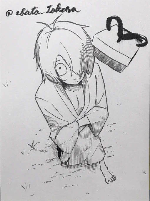 フォロワさんのリクエストで描きました
ゲゲゲの謎から、げげ郎です 