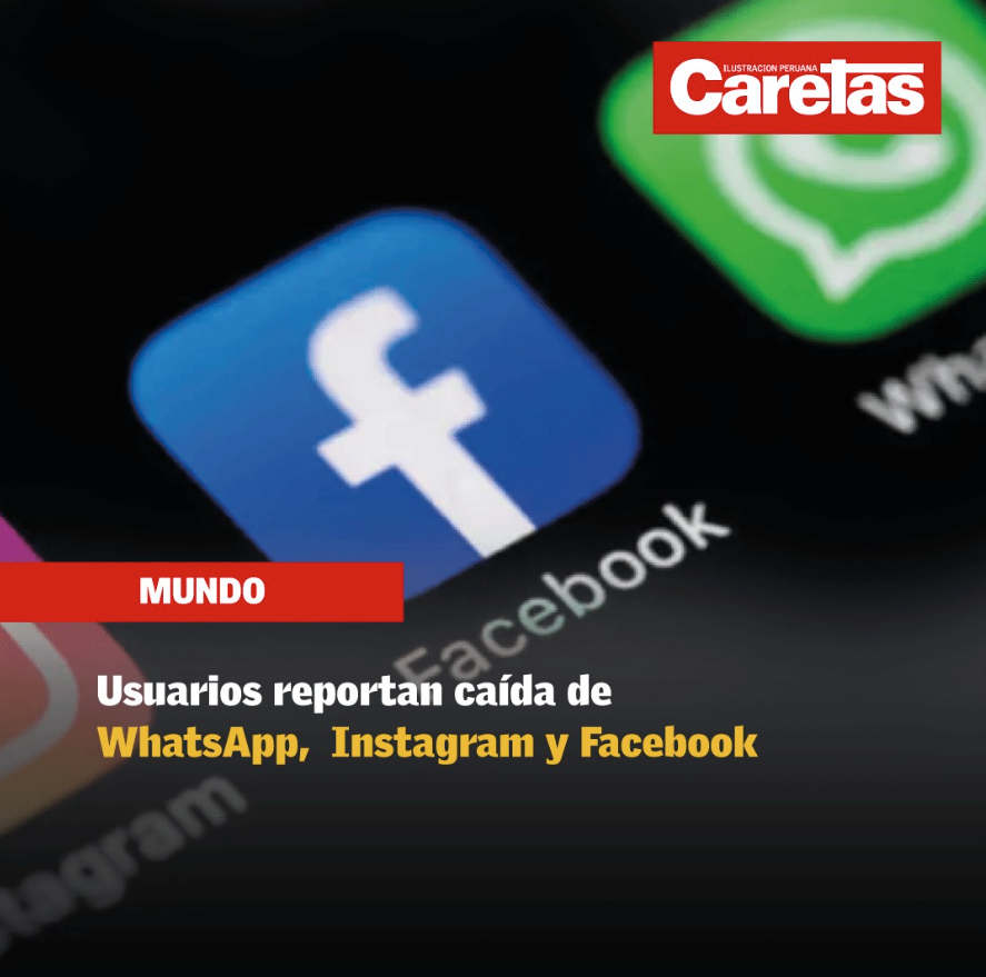 Caretas's tweet photo. 🚨Usuario reportaron la caída de las plataformas más populares de Meta.

📲 Entérate de más en: https://t.co/tHxc1JYSFZ https://t.co/bwPqKnhYoT