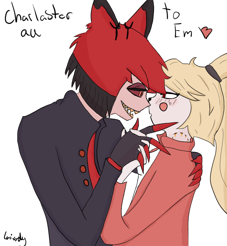 Katteeyechani's tweet photo. Present for my friend em and inspirated by our highschool au rp <3
#charlastor #radiobelle #charliehazbin #charlie #charliemorningstar #AlastorHazbinHotel #alastor https://t.co/J1Sq2ZQW1C