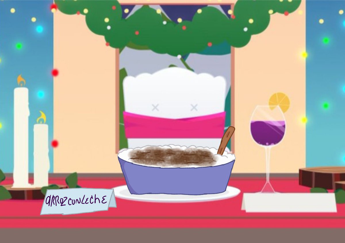 HoshinoMitsury's tweet photo. Yo traje un Arroz con Leche . 
( Dónde vivo lo hacemos varias veces antes de fin de año ) 

#PlatilloPosadeño #CoMPaSPosada https://t.co/frEm5iA1q4