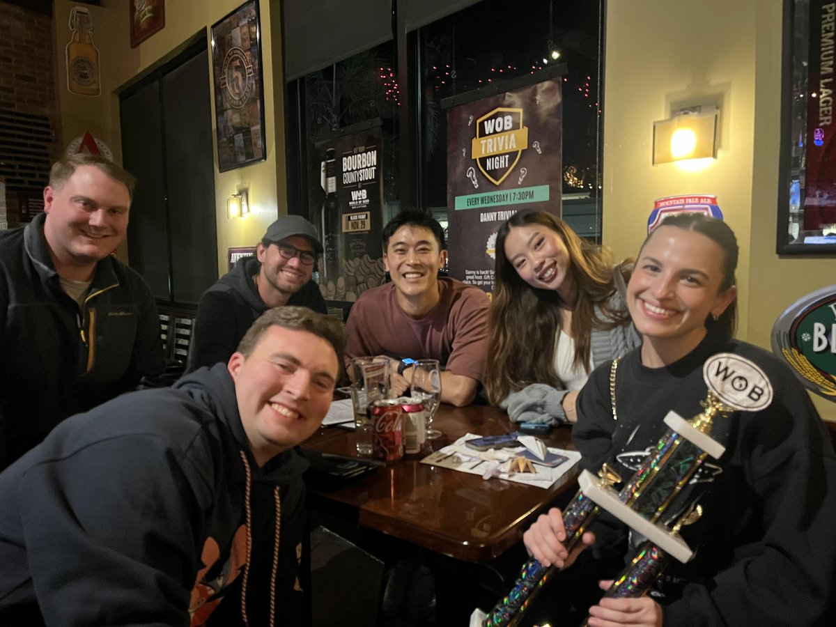 WOB_Viera's tweet photo. There are 2 Danny Trivia Shows left! Get that team together and play. The free answer is Cetology. Game starts at 7:30pm. Free to play with a purchase of a beverage. Cheers! #wobviera https://t.co/WcpiHnIfEU