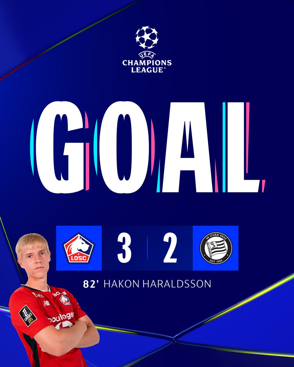 losclive's tweet photo. 82' I 3-2

Let's gooooo le coaching gagnant 😍

Sur son premier ballon, bien donné par Jona', Hakon vient trouver la lucarne et nous redonne l'avantage 🥶

#LOSCSTU https://t.co/C5SYsN860z