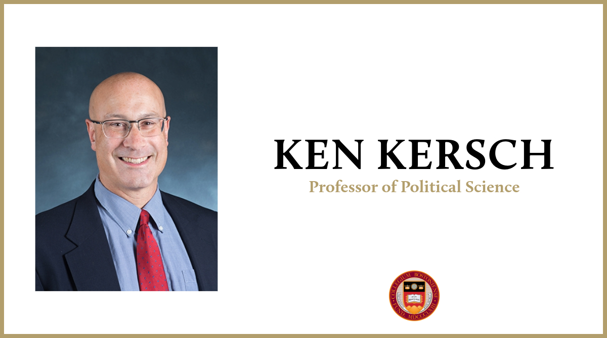 Ken I. Kersch, the highly respected constitutional scholar, professor of political science, and founding director of Boston College’s Clough Center for the Study of Constitutional Democracy died on November 27. He was 60. 

In Memoriam: on.bc.edu/KenKersch