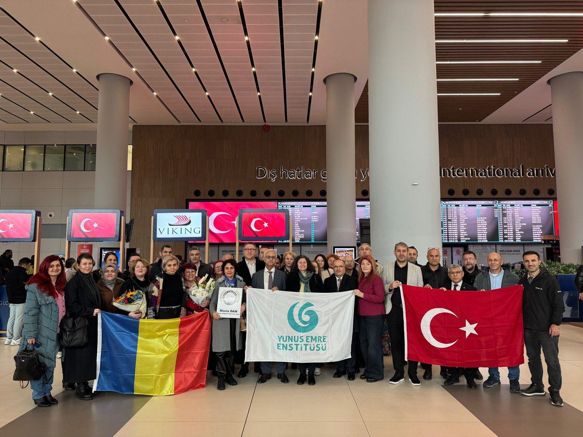 Yunus Emre Enstitüsü tarafından organize edilen "Tercihim Türkçe" projesi kapsamında Romanya'dan gelen Kardeş Okullarımızın Müdürlerini karşıladık.🇹🇷🤝🇷🇴
<a href="/tcmeb/">Millî Eğitim Bakanlığı</a> <a href="/istanbulilmem/">İstanbul İl Millî Eğitim Müdürlüğü</a> <a href="/MemGungoren/">Güngören İlçe Millî Eğitim Müdürlüğü</a> <a href="/_ferhat_ozturk/">Ferhat Öztürk</a> <a href="/kenan_0025/">Kenan Sarıavcı</a> <a href="/AydinKarabay/">Aydın Karabay</a>