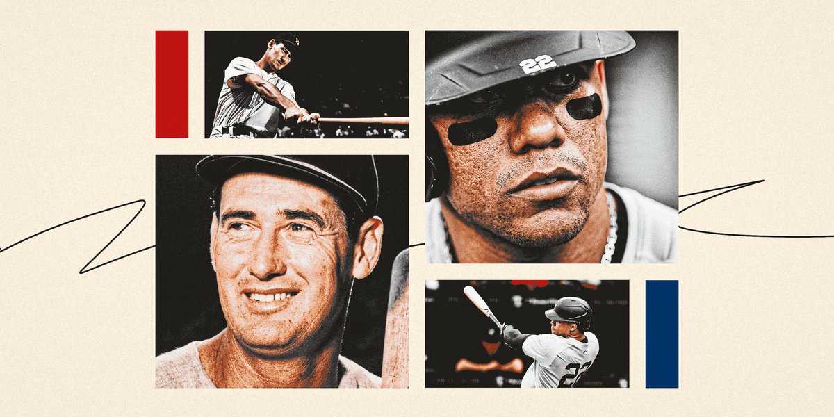 TheAthletic's tweet photo. It always seems sacrilegious to call Juan Soto — or anyone else — a modern-day Ted Williams. 

But this is the story where we let you know that it’s not as crazy as you want to believe it is.

@jaysonst on the hitter most comparable to Soto through age 25:
https://t.co/7oEEdzeHif https://t.co/F2REjM3Nme