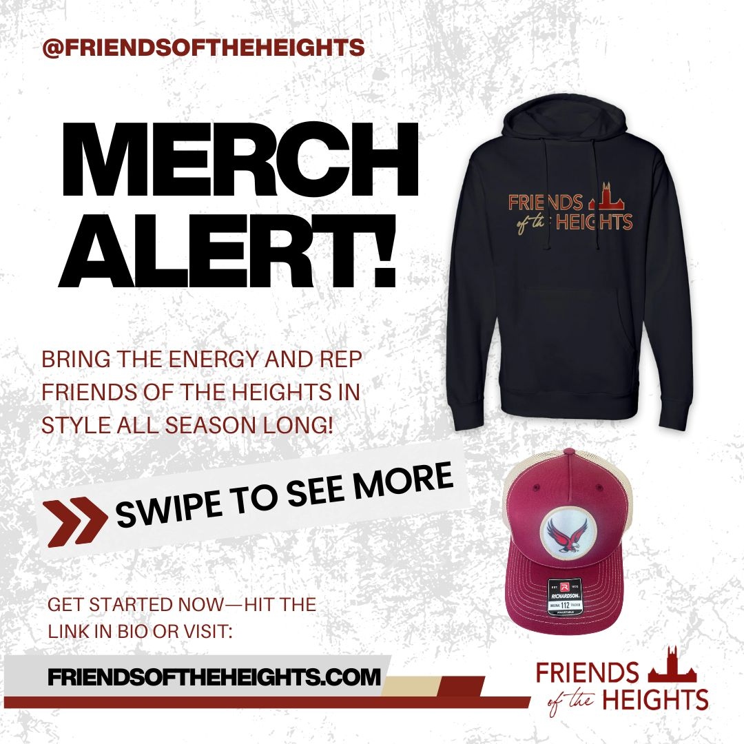 HeightsFriends's tweet photo. Looking for the perfect way to show your support for Friends of the Heights? Check out our exclusive merch available on our website!
There's something for everyone ✨ Click the link to grab yours today!
https://t.co/wmZWm8TQ6x
#FriendsoftheHeights #NIL https://t.co/jgNcsuOcav