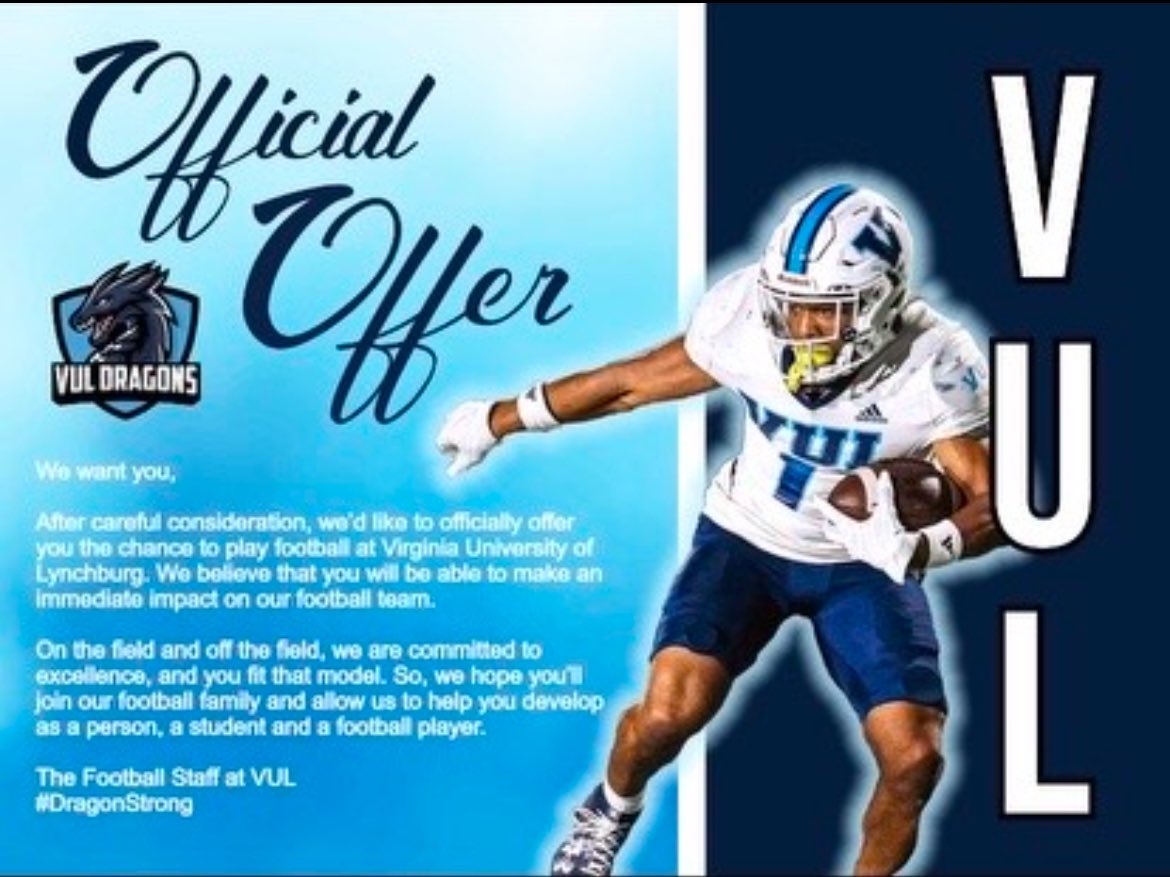 Davious K. Wardell (@dkwardell) on Twitter photo Blessed to have my talents recognized by the <a href="/FootballVul/">VUL Football</a> and receiving an official offer๐๐พ๐๐พ๐๐พ!! <a href="/TNewamn/">Head Football Coach VUL Tim Newman</a> <a href="/CoachCanty_/">Coach Canty</a> <a href="/Dfarley_7/">Danny Farley</a> #HBCU #Blessed๐๐พ #AGTG Blessed to have my talents recognized by the <a href="/FootballVul/">VUL Football</a> and receiving an official offer๐๐พ๐๐พ๐๐พ!! <a href="/TNewamn/">Head Football Coach VUL Tim Newman</a> <a href="/CoachCanty_/">Coach Canty</a> <a href="/Dfarley_7/">Danny Farley</a> #HBCU #Blessed๐๐พ #AGTG
