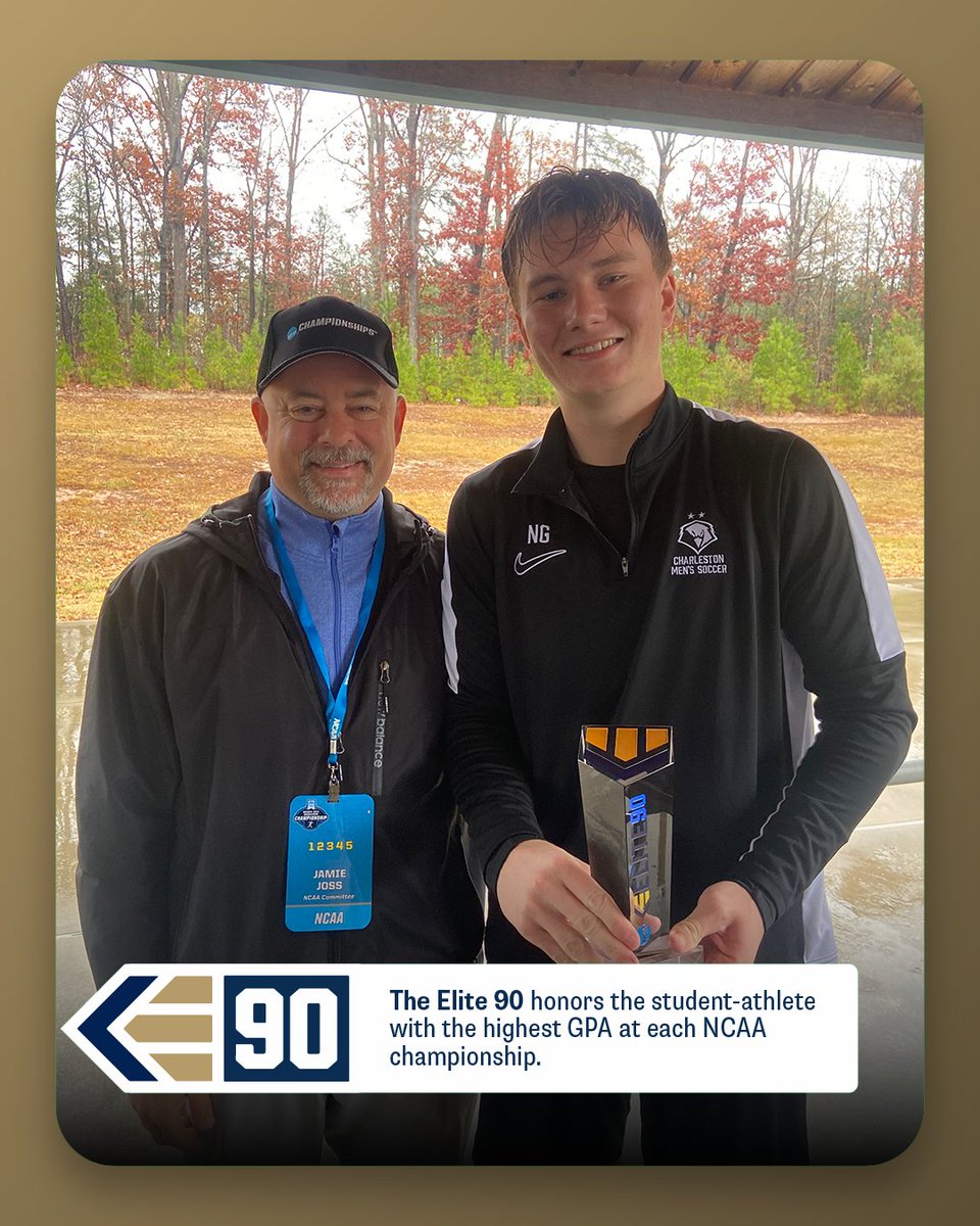 NCAA's tweet photo. Congratulations to @nicolaiwgun02 on winning the @ncaadii Men's Soccer #Elite90 award!

📚 4.0
📊 Accounting
⚽ @ucwv_msoccer

#D2MSOC https://t.co/qvDEU5xxFp
