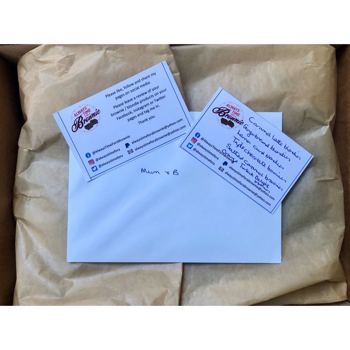 alwaystimefora's tweet image. A lucky couple will be tucking into this fabulous selection box as part of their birthday celebrations. #birthday #selectionbox #brownies #blondies #birthdaytreats #postaltreats #postalbrownies #postalblondies #treatsomeone #homebaking #supportsmallbusiness #tasty #tastytreats