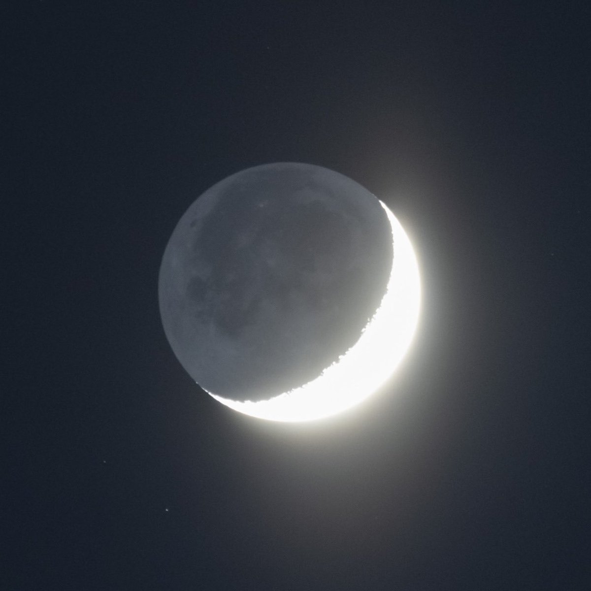 astro4pics's tweet photo. Moon and Venus https://t.co/kWPuaUxqs3