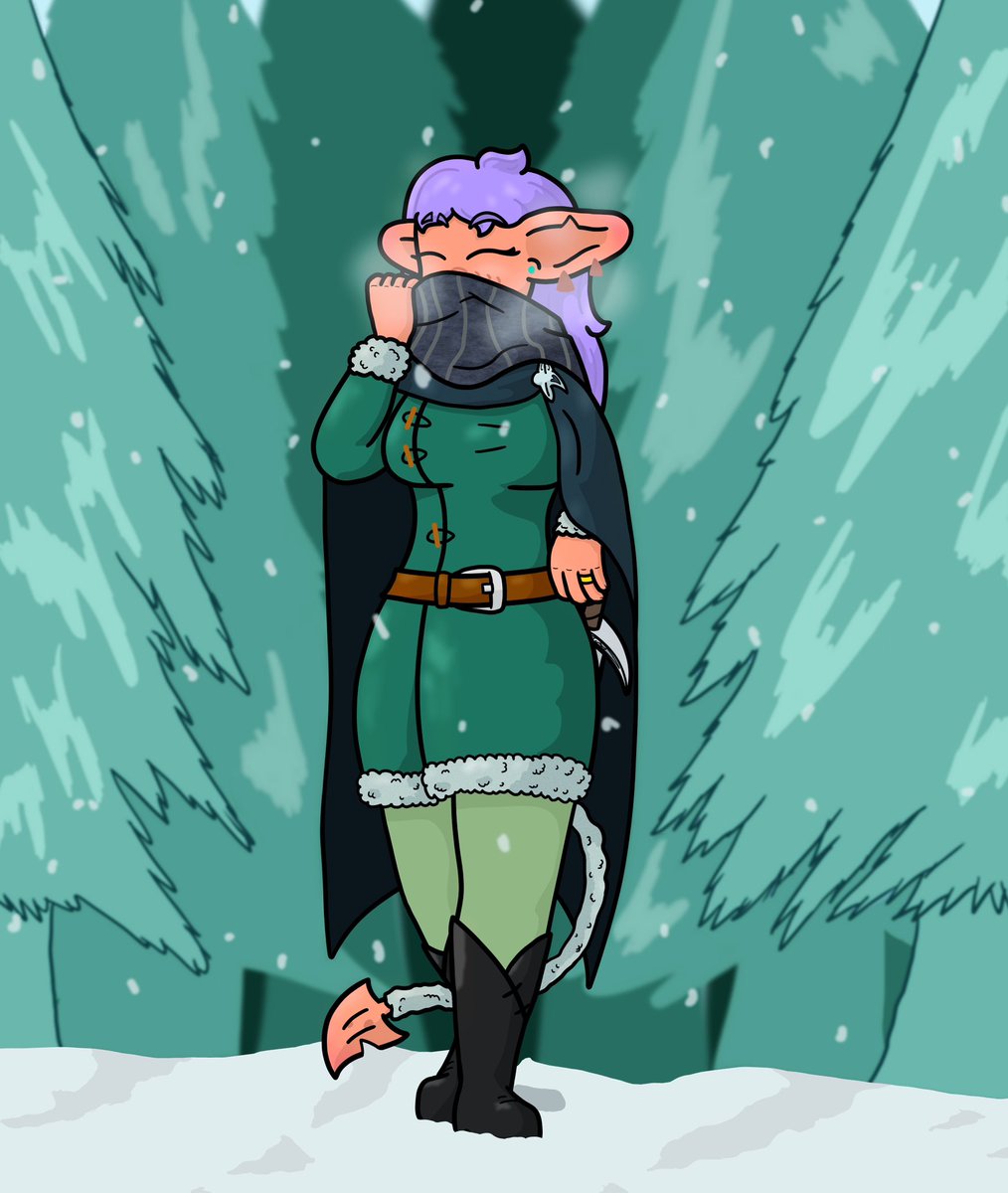 Mara’s winter gear out and ready!

(Twitter still seems active and safe so I’ll post haha)