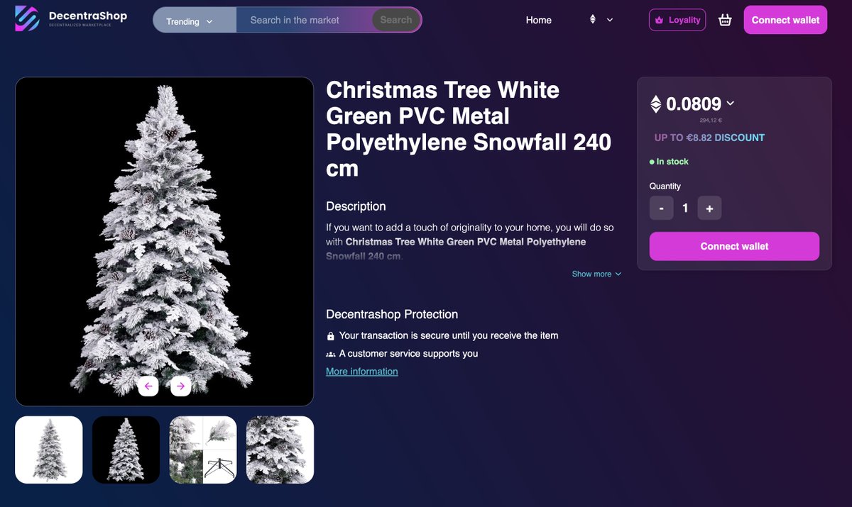 Decentrashop's tweet image. 🎄 Have you set up your Christmas tree yet ? 
🛋️ If you're missing something to make it perfect , Decentrashop.com has got you covered🌟🤶

Browse our festive collection &amp;amp; add that extra sparkle ✨#ChristmasDecor #DecentrashopMagic 🎁 #DXS