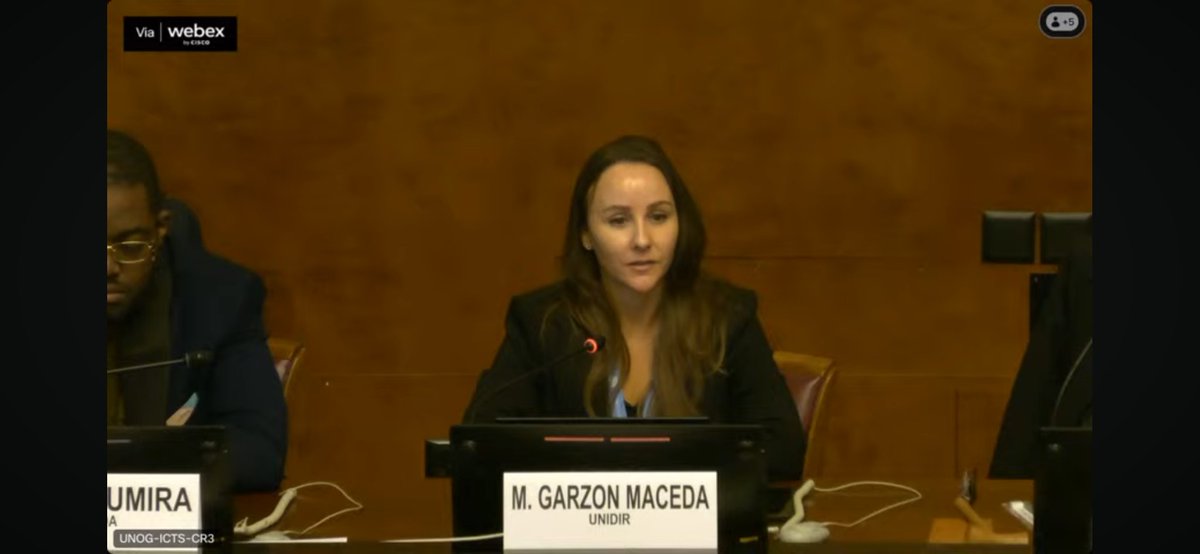 María Garzón Maceda (@m_garzon_maceda) on Twitter photo Grateful to <a href="/IAPartnership/">InterAcademy Partnership (IAP) 🌍 #science #health</a> and Peter McGrath for inviting me to speak at their panel today on an SnT mechanism for the #1972BWC.
Thanks as well to colleagues <a href="/Diplomat_Light/">@Gjorgjinski</a> <a href="/ahabwe_pharma/">Peter Babigumira AHABWE</a> for the insights.
Two more days to go for the WG session! Grateful to <a href="/IAPartnership/">InterAcademy Partnership (IAP) 🌍 #science #health</a> and Peter McGrath for inviting me to speak at their panel today on an SnT mechanism for the #1972BWC.
Thanks as well to colleagues <a href="/Diplomat_Light/">@Gjorgjinski</a> <a href="/ahabwe_pharma/">Peter Babigumira AHABWE</a> for the insights.
Two more days to go for the WG session!