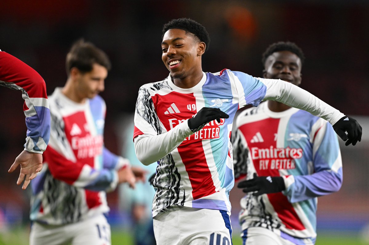 Just another Hale End graduate making their full Champions League debut ❤️

🤝 <a href="/ArsenalAcademy/">Arsenal Academy</a>