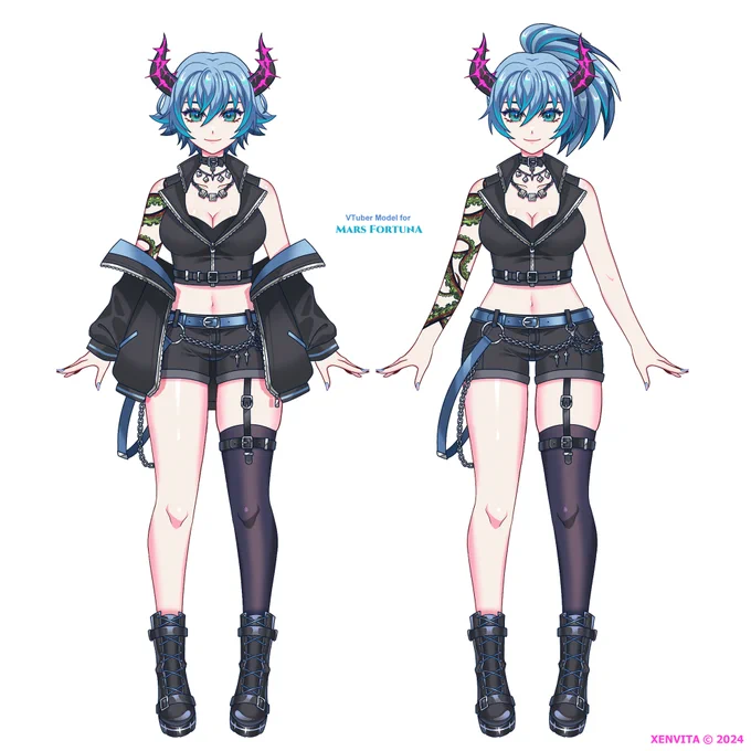 Hiya, I'm the vtuber model artist for  ! Thank you for entrusting to be your mama and congrats on the debut Mars!  