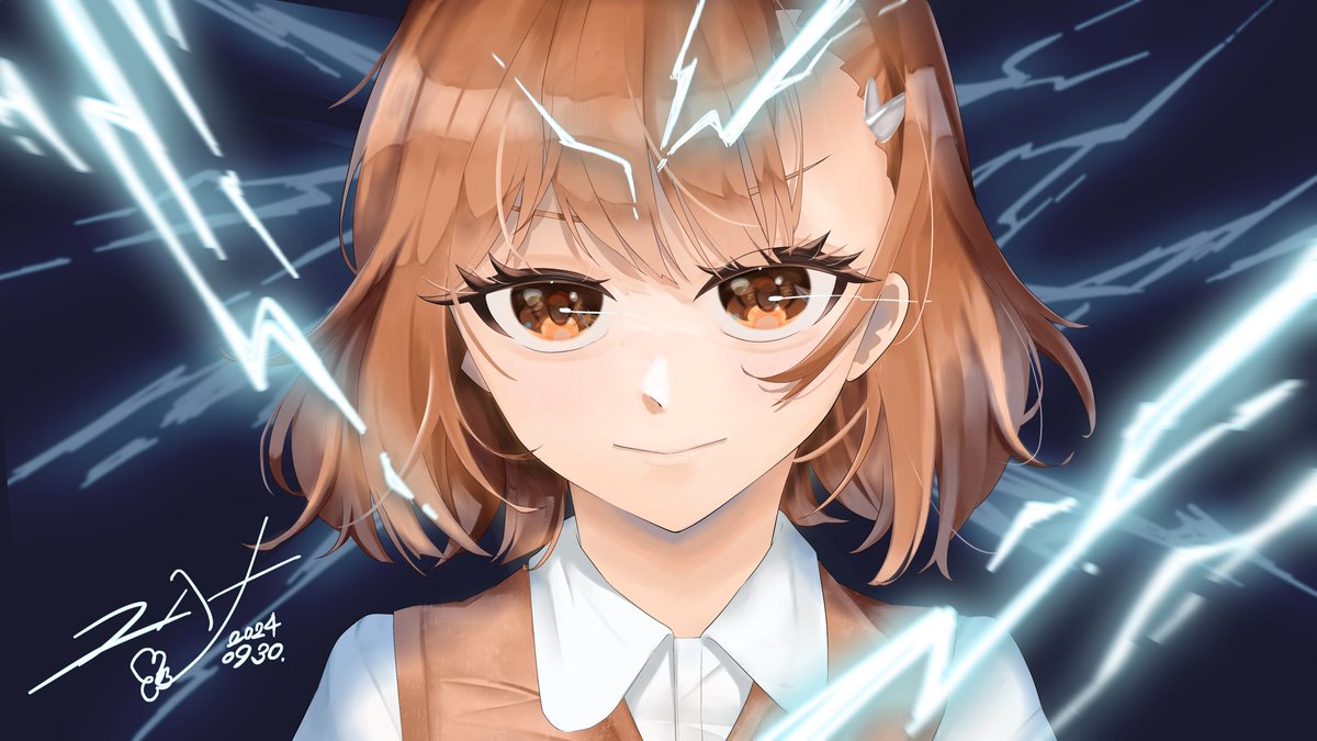 space0409's tweet image. 要嘛不發要嘛一直發？
魔禁老實說我外傳都看完了但本傳…

#misakamikoto #御坂美琴 #toarukagaku #railgun #illustration #drawing #anime