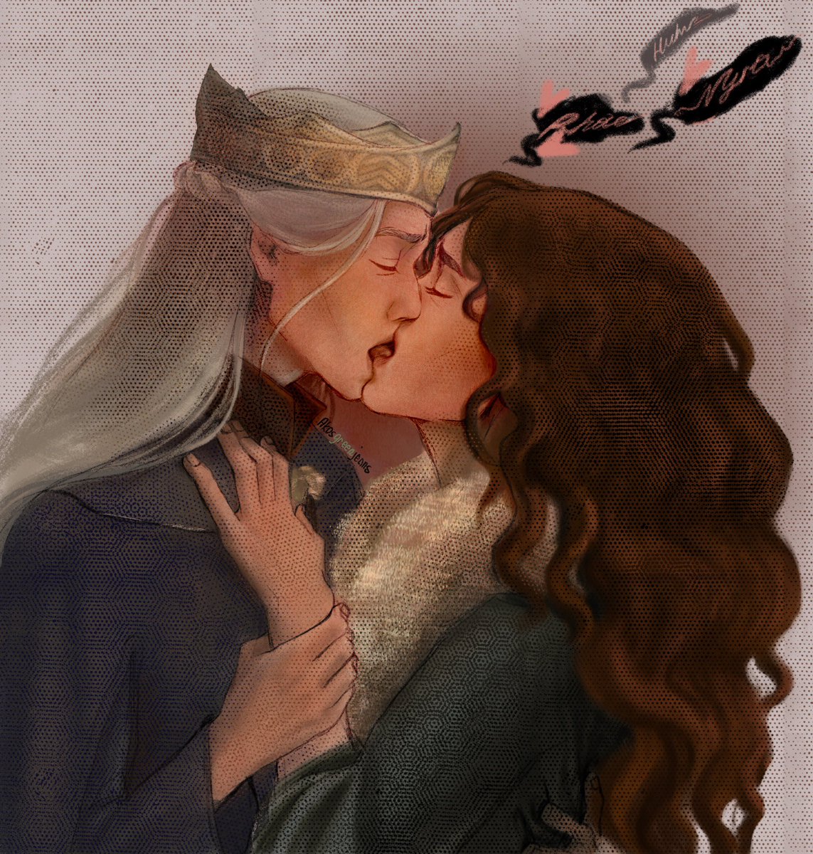 this is my most mixed-up piece with brushes