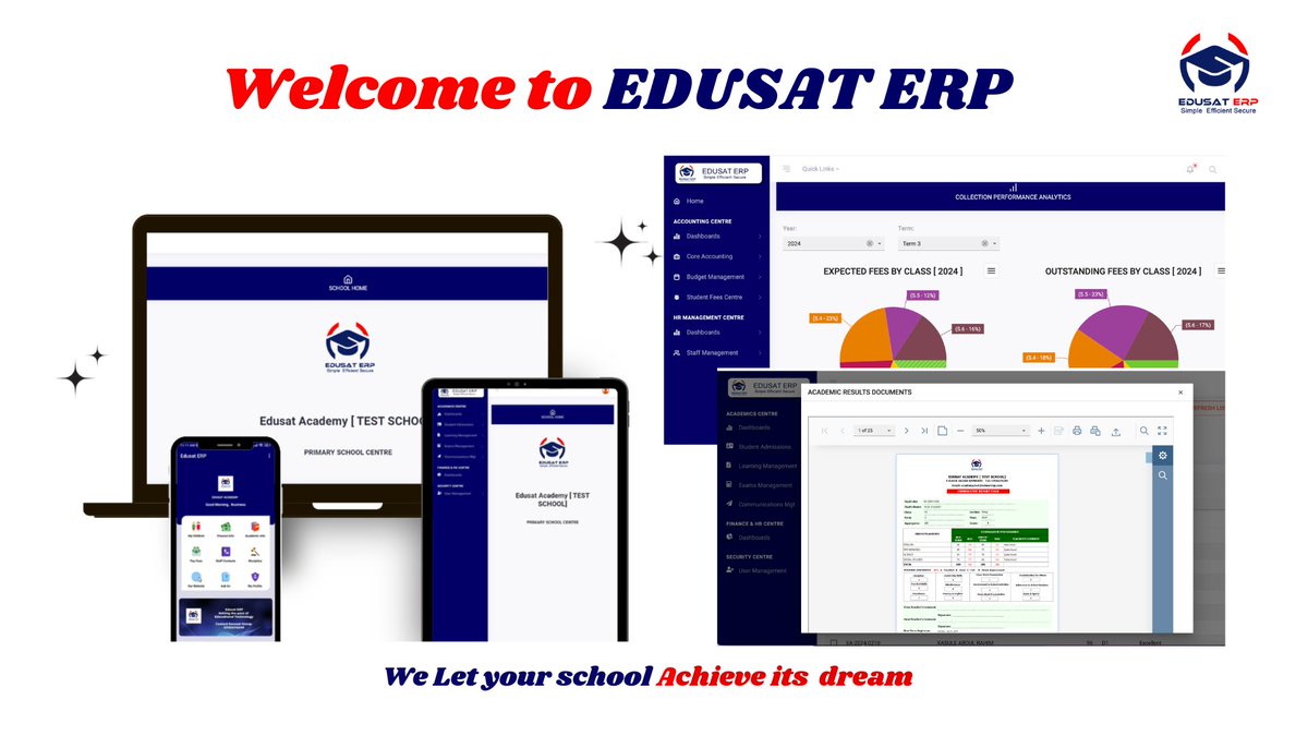 EurosatUg's tweet photo. Transform Your #School with #Edusat ERP !

Dear School Owner, Administrator, or Head Teacher and all stakeholders. Are you looking for an efficient way to manage your school operations? 

Call | WhatsApp: +256700274249 | +256 753660000 | +256773843485
Email:services@edusaterp.com https://t.co/s7aZgDon3Q