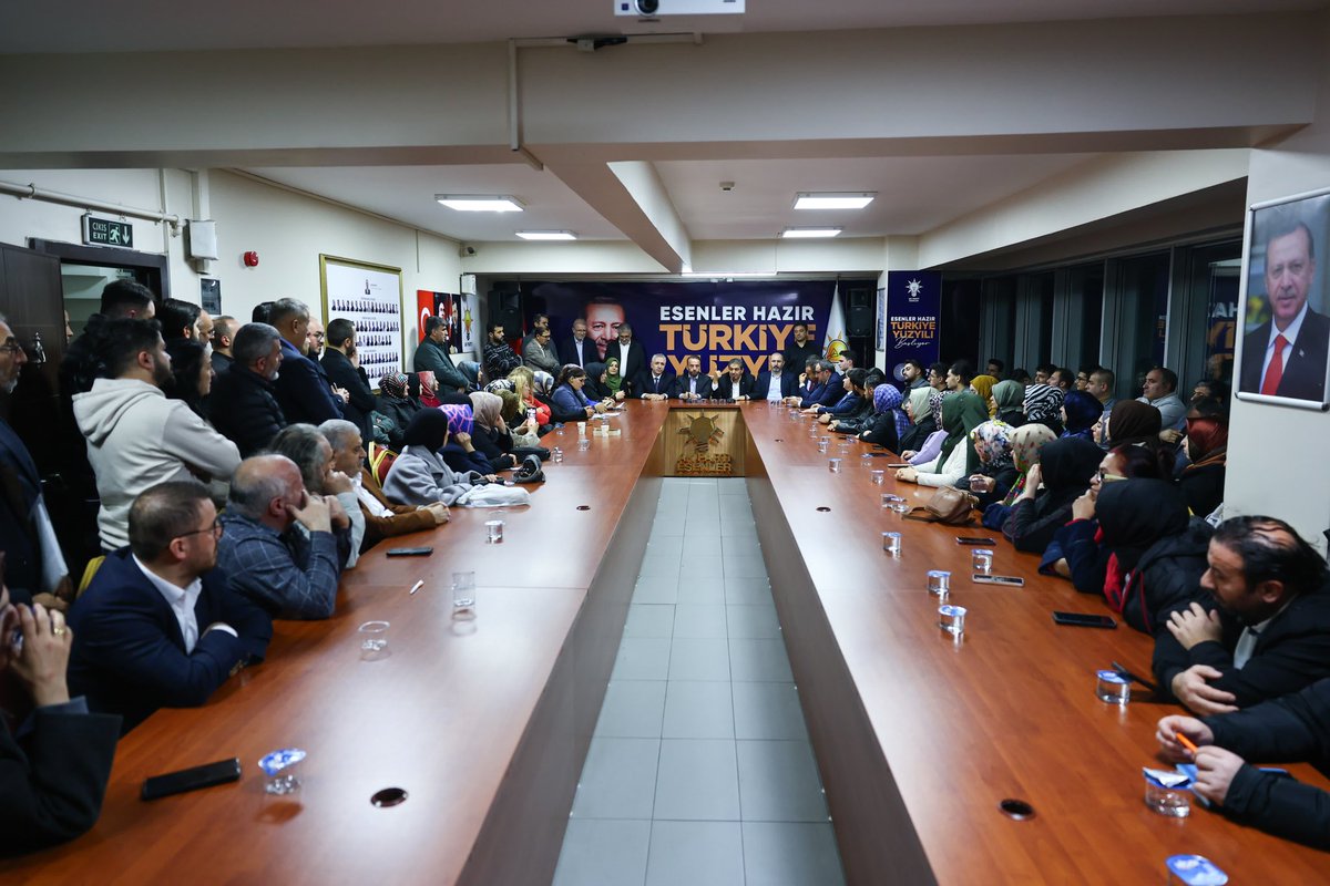 EmrullahErkus's tweet photo. Değerli Dostlarım, 

Genel Merkezimiz ve İstanbul İl Başkanlığımızın yaptığı istişareler neticesinde Cumhurbaşkanımız Genel Başkanımız Sayın @RTErdogan ‘ın onayıyla AK Parti Esenler İlçe Başkanlığı 8.Olağan Kongresinde İlçe Başkanlığımızın devamına karar verilmiştir. 

Yeni Türkiye Yüzyılının inşasında partimize en büyük desteği yeniden Esenler’den vermek için çok çalışacağız yorulmayacağız ve yeni gönüller fethetmek için gayret göstereceğiz. 

📍AK Parti Esenler 8.Olağan Kongresi

📍28 Aralık 2024 Cumartesi Saat: 12:00

📍Esenler Mehmet Öcalan Spor Kompleksi