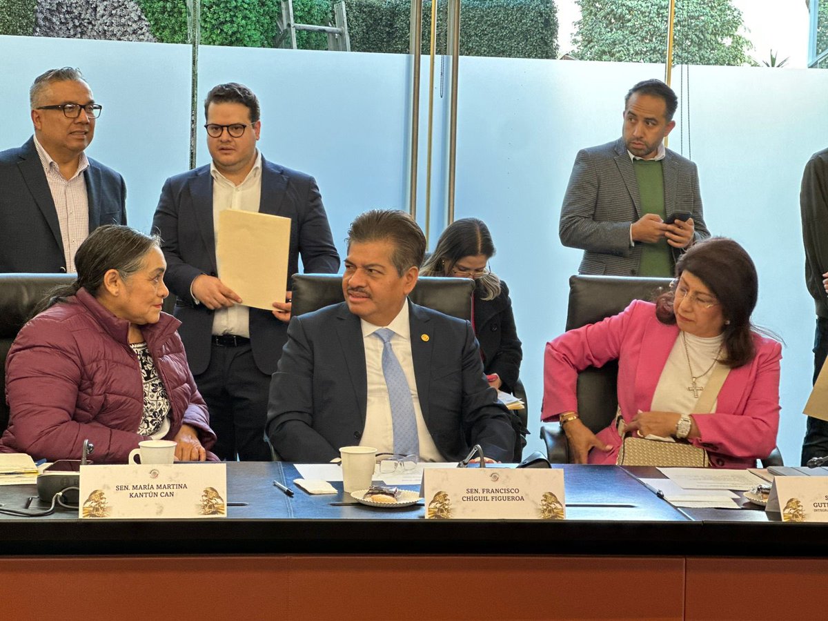 fchiguil's tweet photo. ¡Excelente miércoles a todas y todos! Hoy en el @senadomexicano atendí la primera Sesión Ordinaria de la Comisión de Salud. Un gusto coincidir con el Dr. David Kershenobich, titular de @SSalud_mx https://t.co/x3YMEs4Rv7