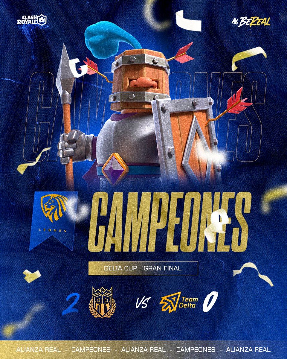 #CR • ¡CAMPEONES! ⭐️

No llevamos otro título luego de un partido casi perfecto. A seguir sumando. 🤘

🏆 • <a href="/CupLeonesLE/">Leones Cup</a> [FINAL]
🆚 • <a href="/TDelta_CR/">Team Delta (Δ)</a>
✅ • 2-0
🎖️• <a href="/prestige666_/">Prestige</a>
🎖️• <a href="/Andre2718N/">Andre🇲🇽</a>
🎖️• <a href="/Dark_JE18/">Dark Sentinel</a>
🎖️• <a href="/soudy_cr/">Soudy CR</a>

👩‍✈️• <a href="/Vaal_eve/">Valuuu ఌ︎</a> 

#BeReal🔱