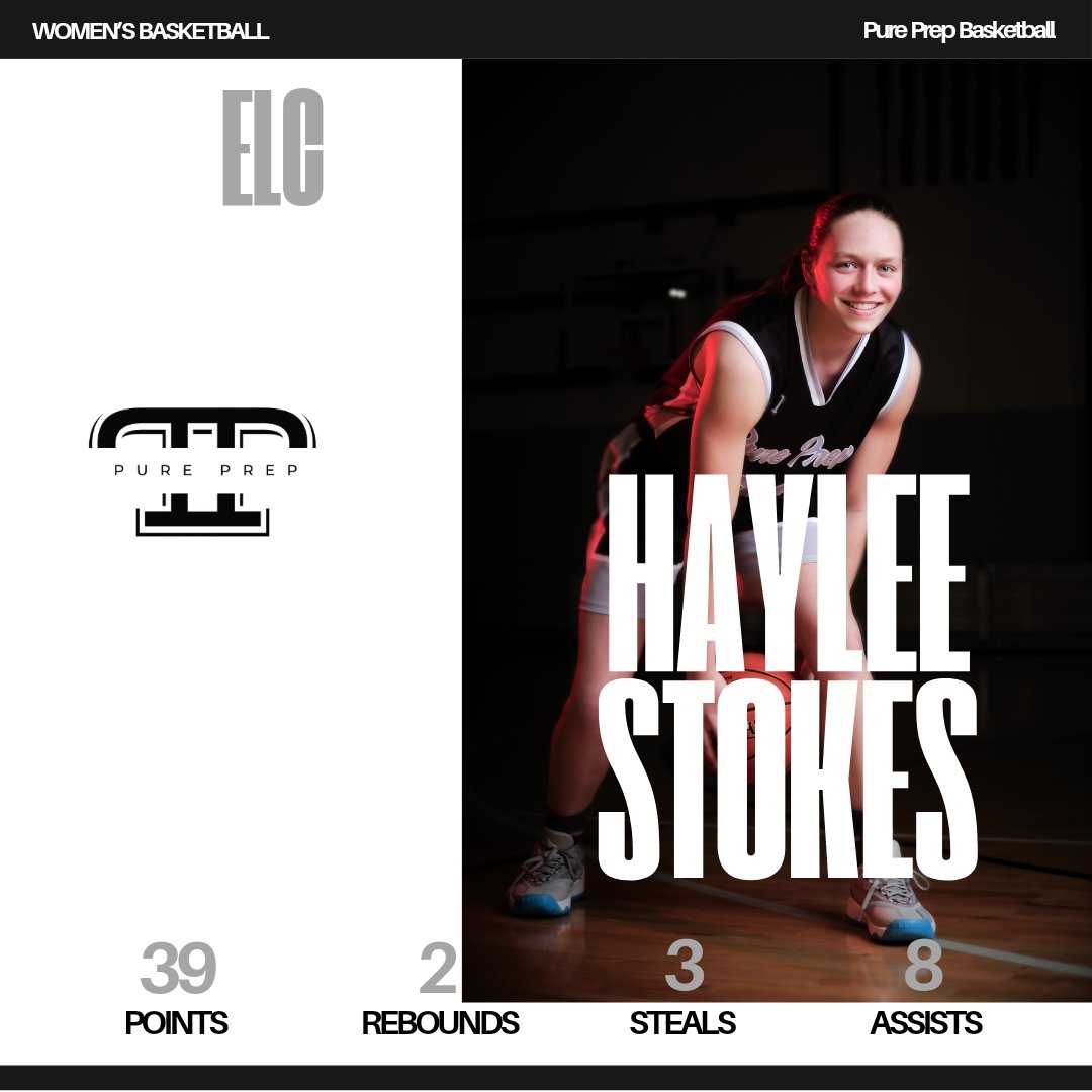 Future Minn St and ELC star ⭐ Haylee Stokes was one point shy of 40 Piece! 
Good win for Estherville <a href="/HayleeS_23/">Haylee Stokes</a>